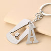 Wholesale Stainless Steel Ellipse Military Style Key Chain Pendant