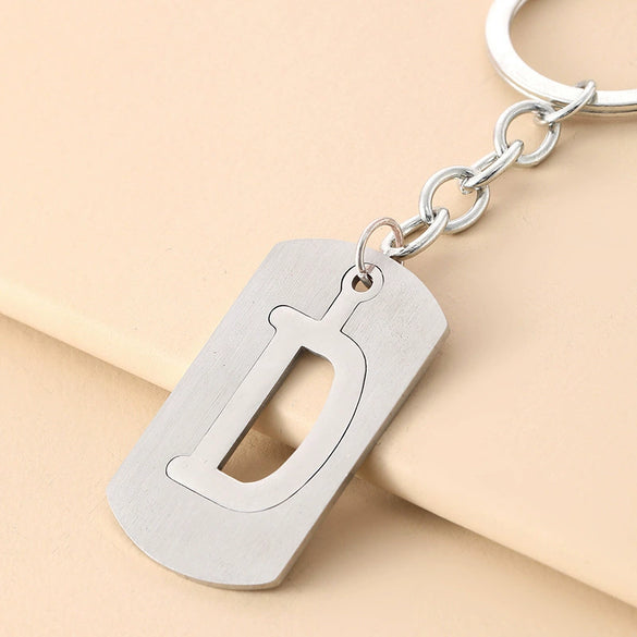 Wholesale Stainless Steel Ellipse Military Style Key Chain Pendant