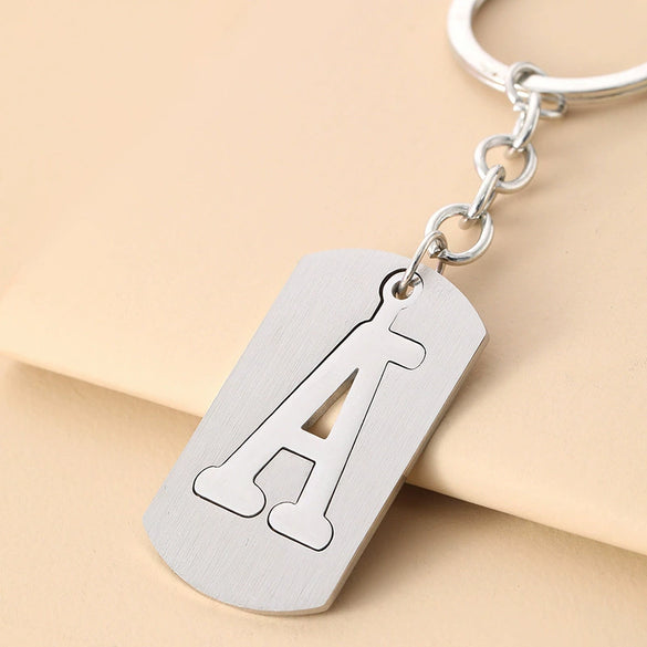 Wholesale Stainless Steel Ellipse Military Style Key Chain Pendant
