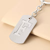 Wholesale Stainless Steel Ellipse Military Style Key Chain Pendant