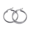 Wholesale Stainless Steel Exaggerated Geometric Electroplated Large Circle Earrings