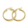 Wholesale Stainless Steel Exaggerated Geometric Electroplated Large Circle Earrings