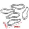 Wholesale Stainless Steel Exaggerated Geometric Oval Handmade Electroplated Earrings Pendant Accessories