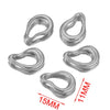 Wholesale Stainless Steel Exaggerated Geometric Oval Handmade Electroplated Earrings Pendant Accessories
