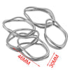 Wholesale Stainless Steel Exaggerated Geometric Oval Handmade Electroplated Earrings Pendant Accessories