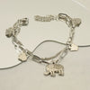 Wholesale Stainless Steel Fashion Animals Zodiac Design Electroplated Bracelet