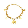 Wholesale Stainless Steel Fashion Animals Zodiac Design Electroplated Bracelet