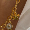 Wholesale Stainless Steel Fashion Boots Pendant With Heart Shape Electroplated In 18K Gold Color