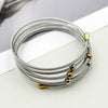 Wholesale Stainless Steel Fashion Bracelets Ins Style Geometric Electroplated For Men And Women