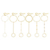 Wholesale Stainless Steel Fashion Hand Support Round Snake Chain Double Layer Overlapping Gold Plated Bracelet For Women