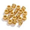 Wholesale Stainless Steel Fashion Jewelry Accessories Round Beads Electroplated Bracelet Necklace Beaded Material