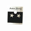 Wholesale Stainless Steel Five Pointed Star Earrings For Women Electroplated Fashionable And Personalized
