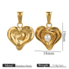 Wholesale Stainless Steel Fivepointed Star Heartshaped Pearl Pendant Jewelry Accessories With Electroplating