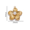 Wholesale Stainless Steel Floral High Sense Pendant With Totem Pattern And Electroplating Treatment