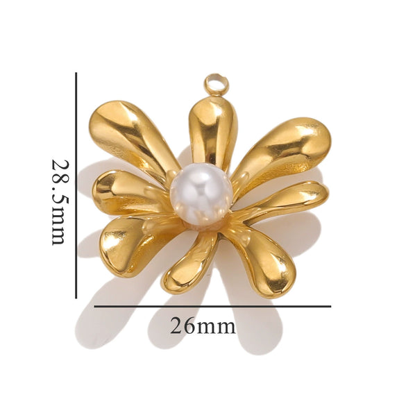 Wholesale Stainless Steel Floral High Sense Pendant With Totem Pattern And Electroplating Treatment
