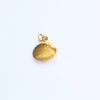 Wholesale Stainless Steel Flower Cross Pendant Necklace With Love Stone And 18K Gold Vacuum Plating