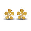 Wholesale Stainless Steel Flower Earrings For Women Polish Style