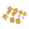 Wholesale Stainless Steel Flower Earrings For Women With Electroplating And Exaggerated Retro Design