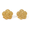 Wholesale Stainless Steel Flower Earrings With 18K Vacuum Plating In Furnace For Women Ins Style Net Popular Niche Design