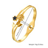 Wholesale Stainless Steel Flower Jewelry Bracelet Gold Plated Fashion Design