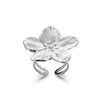 Wholesale Stainless Steel Flower Leaf Earrings With Electroplating Treatment In Ins Style