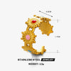 Wholesale Stainless Steel Flower Oil Drop Ring 18K Gold Plated For Women