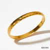 Wholesale Stainless Steel Flower Open Plain Rhombus Bracelet With Goldplated Electroplating Simple And Fashionable