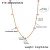 Wholesale Stainless Steel Freshwater Pearl Geometric Fashion Necklace With Electroplating