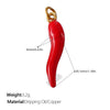 Wholesale 316L Stainless Steel Fruit And Vegetable 3D Dripping Oil Style Necklace Pendant And Bracelet Accessories