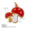 Wholesale 316L Stainless Steel Fruit And Vegetable 3D Dripping Oil Style Necklace Pendant And Bracelet Accessories