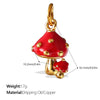 Wholesale 316L Stainless Steel Fruit And Vegetable 3D Dripping Oil Style Necklace Pendant And Bracelet Accessories