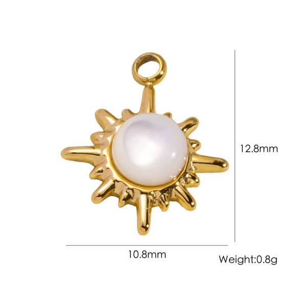 Wholesale Stainless Steel Fruit Food Style Dripping Oil Handmade Jewelry Pendant