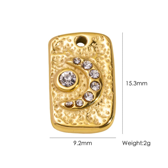 Wholesale Stainless Steel Fruit Food Style Dripping Oil Handmade Jewelry Pendant
