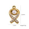 Wholesale Stainless Steel Fruit Food Style Dripping Oil Handmade Jewelry Pendant