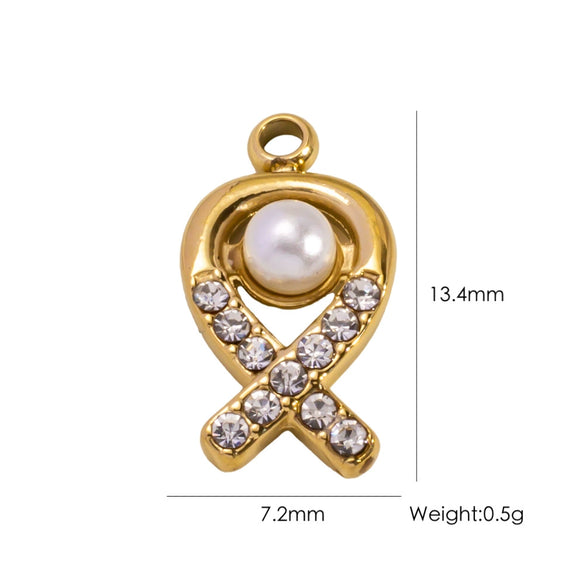 Wholesale Stainless Steel Fruit Food Style Dripping Oil Handmade Jewelry Pendant