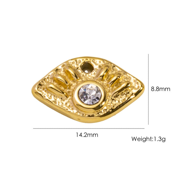 Wholesale Stainless Steel Fruit Food Style Dripping Oil Handmade Jewelry Pendant