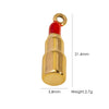 Wholesale Stainless Steel Fruit Food Style Dripping Oil Handmade Jewelry Pendant
