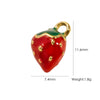 Wholesale Stainless Steel Fruit Food Style Dripping Oil Handmade Jewelry Pendant