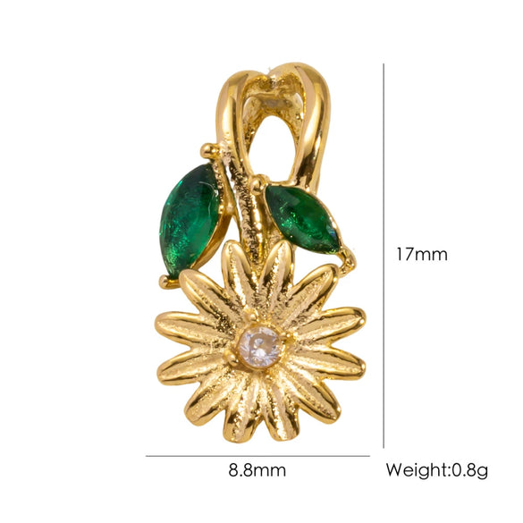 Wholesale Stainless Steel Fruit Food Style Dripping Oil Handmade Jewelry Pendant