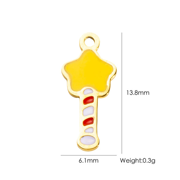 Wholesale Stainless Steel Fruit Food Style Dripping Oil Pendant Accessory