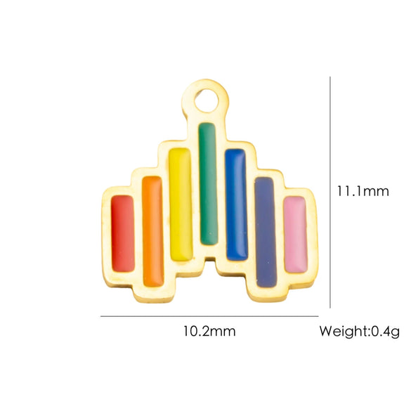 Wholesale Stainless Steel Fruit Food Style Dripping Oil Pendant Accessory