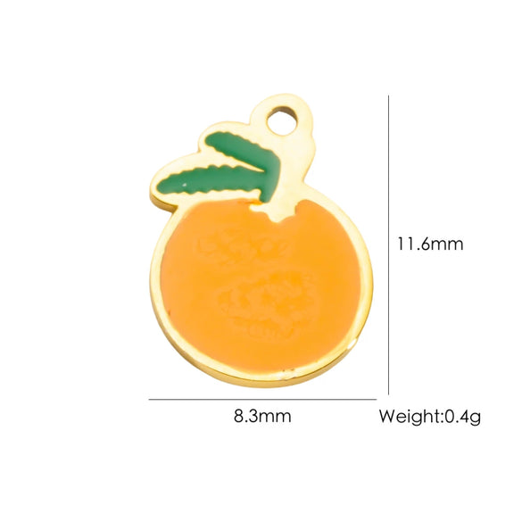 Wholesale Stainless Steel Fruit Food Style Dripping Oil Pendant Accessory