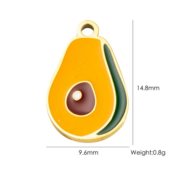 Wholesale Stainless Steel Fruit Food Style Dripping Oil Pendant Accessory