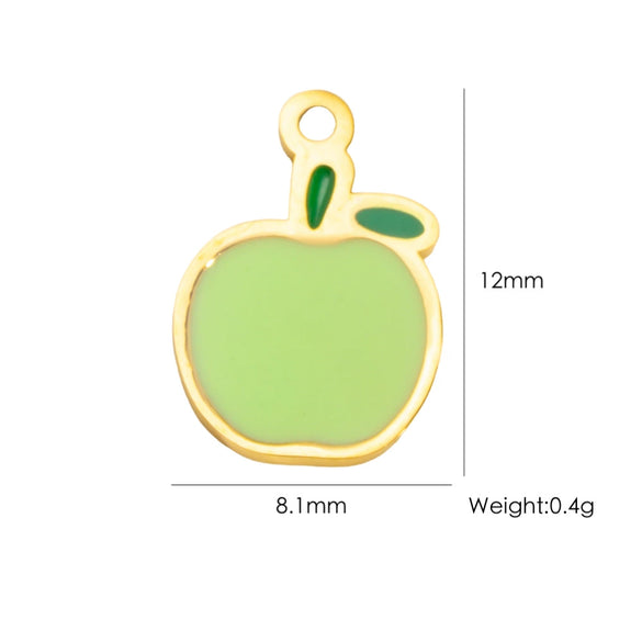 Wholesale Stainless Steel Fruit Food Style Dripping Oil Pendant Accessory