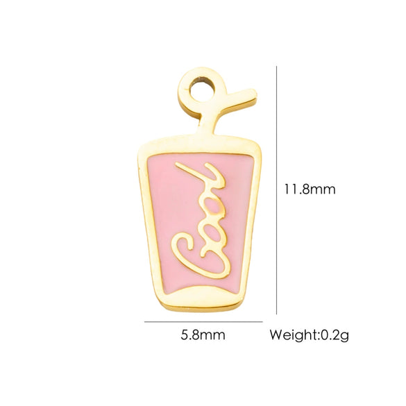 Wholesale Stainless Steel Fruit Food Style Dripping Oil Pendant Accessory