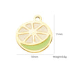 Wholesale Stainless Steel Fruit Food Style Dripping Oil Pendant Accessory