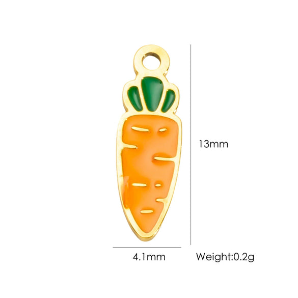 Wholesale Stainless Steel Fruit Food Style Dripping Oil Pendant Accessory