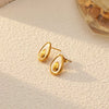 Wholesale Stainless Steel Fruit Pattern Jewelry Set For Women With Electroplating Necklace And Earrings