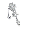 Wholesale Stainless Steel Fruit Pattern Navel Ring Set Body Piercing Jewelry