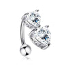 Wholesale Stainless Steel Fruit Pattern Navel Ring Set Body Piercing Jewelry